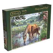 Pony en Veulen Legpuzzel Falcon